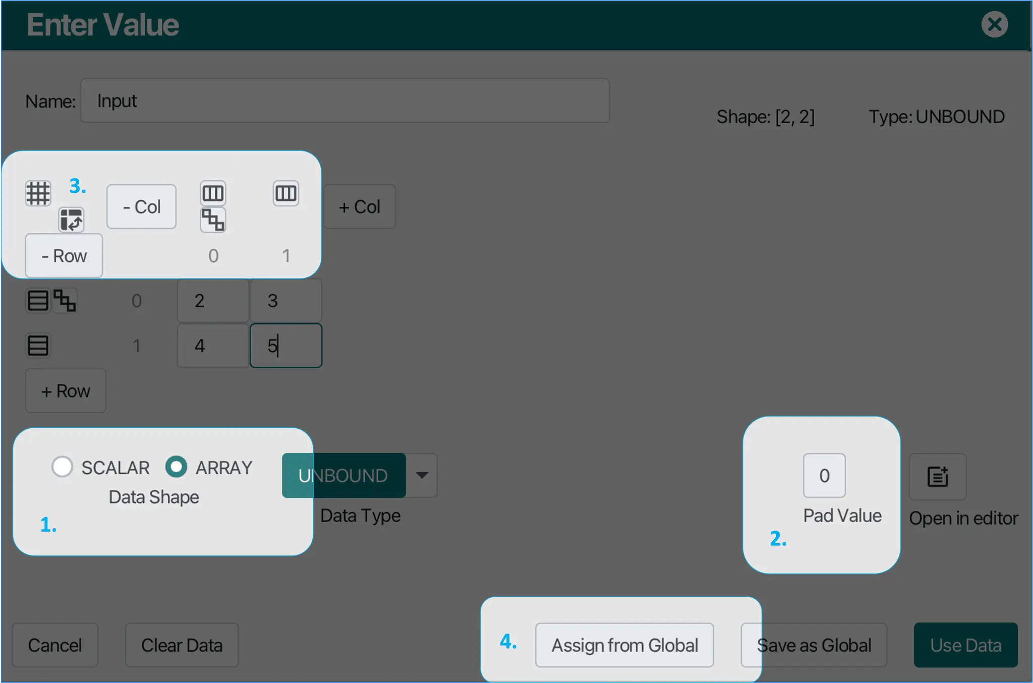 Working with Array Data